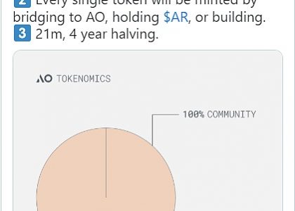 超并行计算 AO 网络透露全新代币模型缩略图