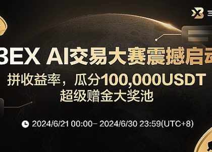 抢占先机 掘金牛市：3EX AI交易大赛重磅来袭 瓜分100,000USDT超级赠金缩略图