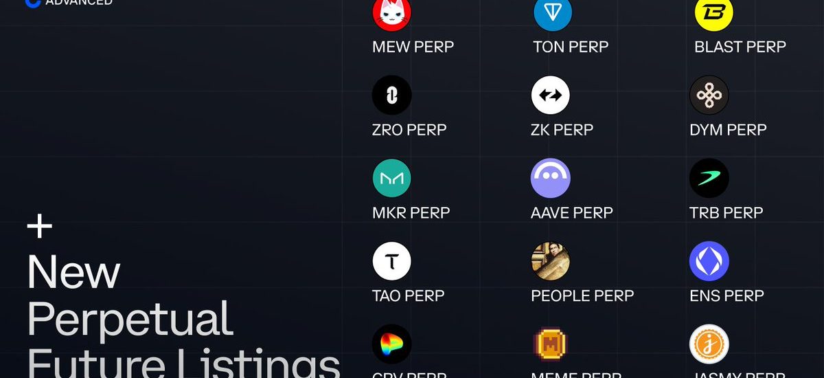 7月Coinbase Advanced新增15个新的永续期货合约，上市合约总数达到70个交易对缩略图